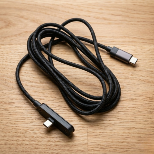 USB-C to USB-C Fast Charging Cable with Phone Stand