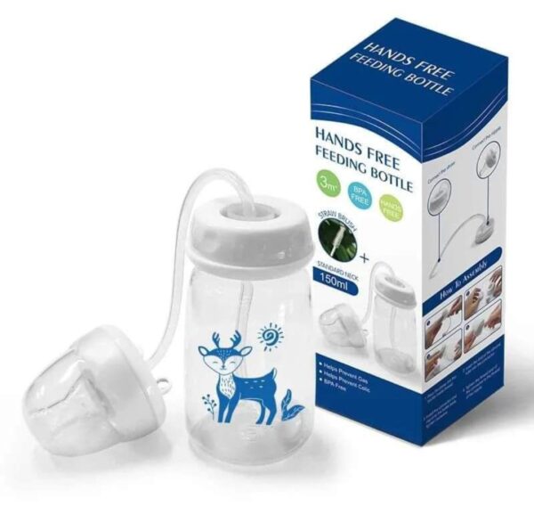 baby hands free feeder bottle