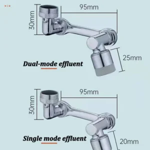 rotatable faucet aerator 1080 degree