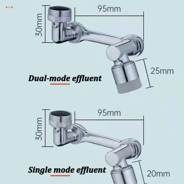 rotatable faucet aerator 1080 degree