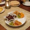 moon star serving plate