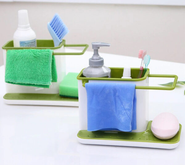 soap pump dispenser sponge holder