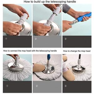 rotating cleaning mop