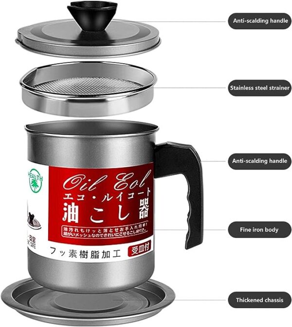 Stainless Steel Oil Fryer Pot – 1.4L