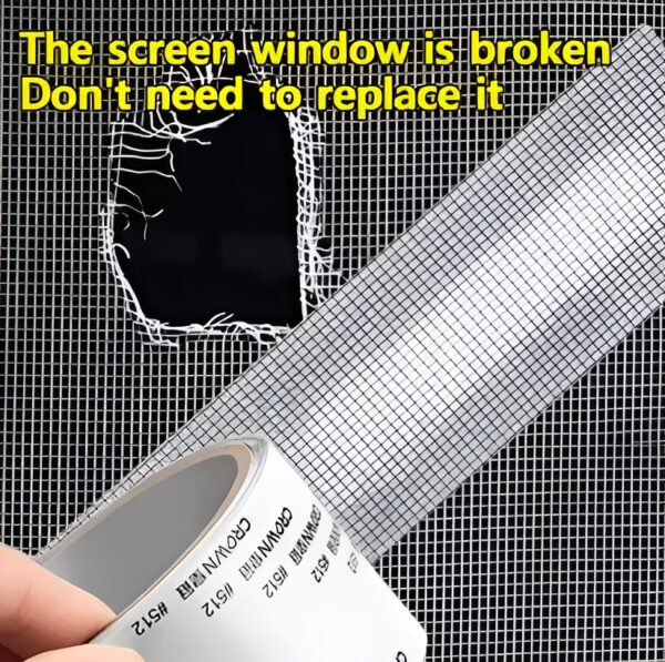 Mesh Roll Tape Window Screen Repair Patch | Keep Mosquitoes Out with Our Anti-Insect, Self-Adhesive Mesh Patch Tape - 2 meter